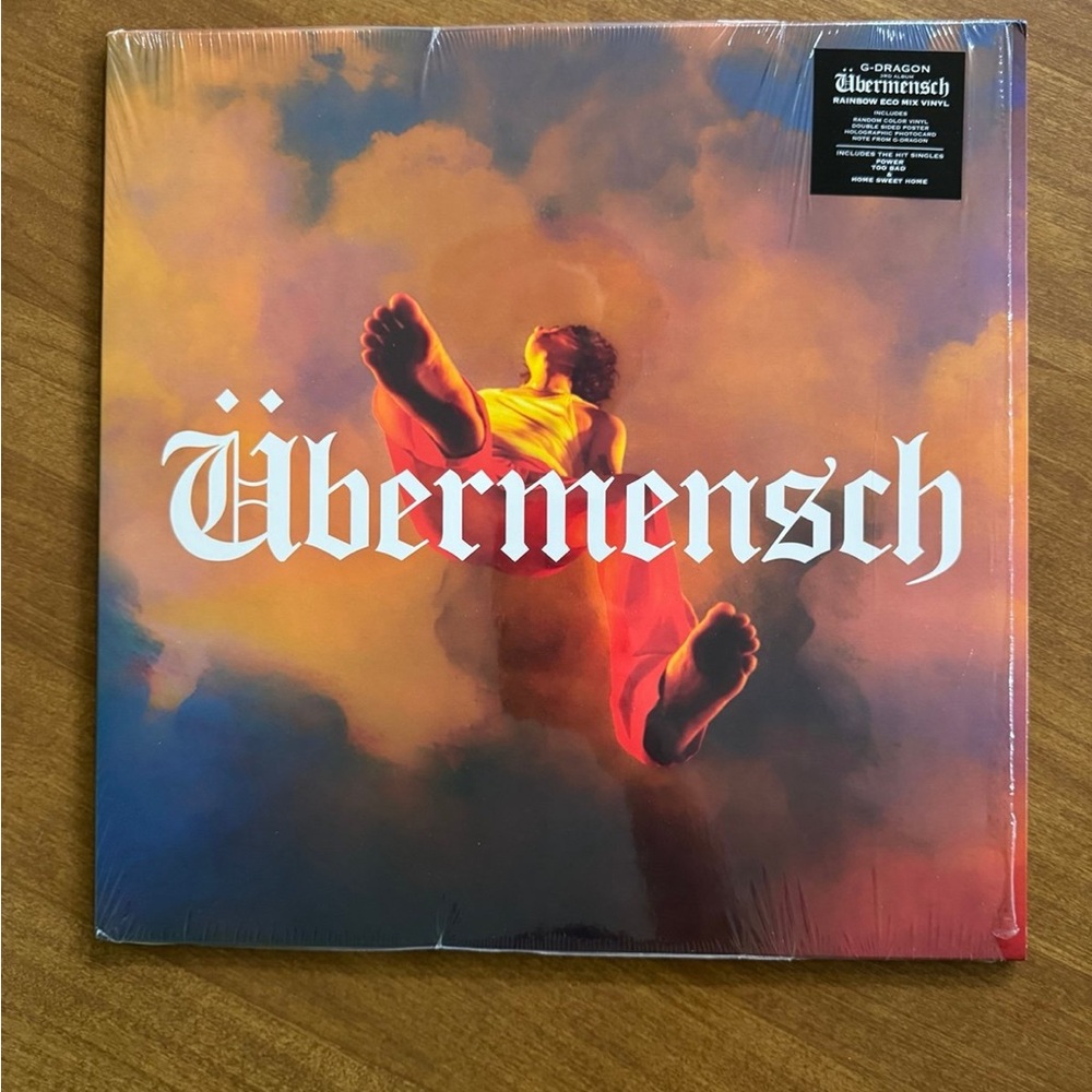 ÜBERMENSCH (RAINBOW ECO MIX VINYL) G-DRAGON VINYL NEW AND UNUSED RED